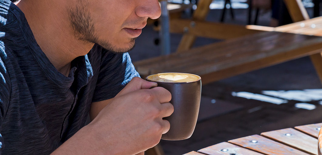 一杯のコーヒーを楽しむひととき